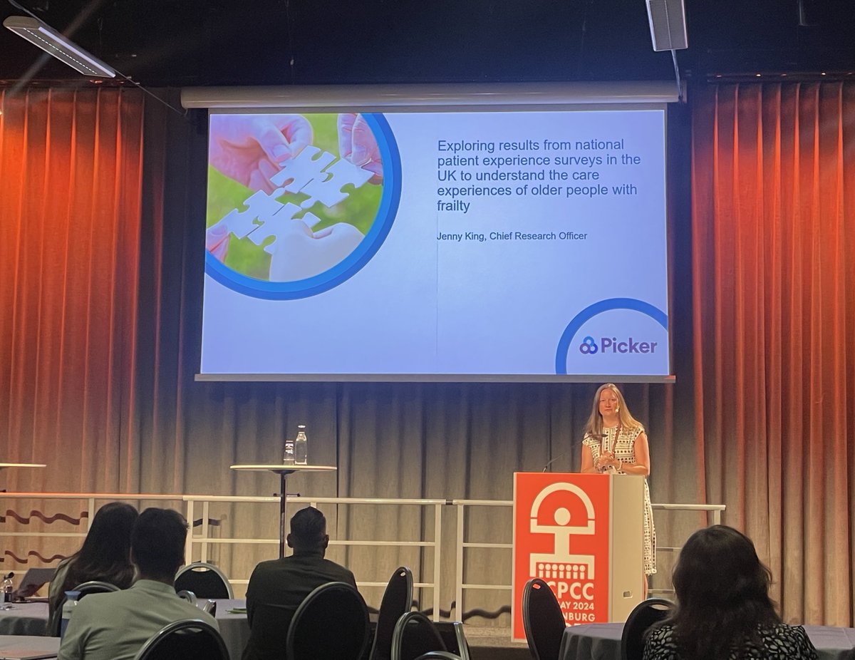 Welcoming <a href="/scoopyoiseau/">Jenny King</a> from @pickereurope to the #GCPCC2024 stage in Gothenburg to talk about older people’s care