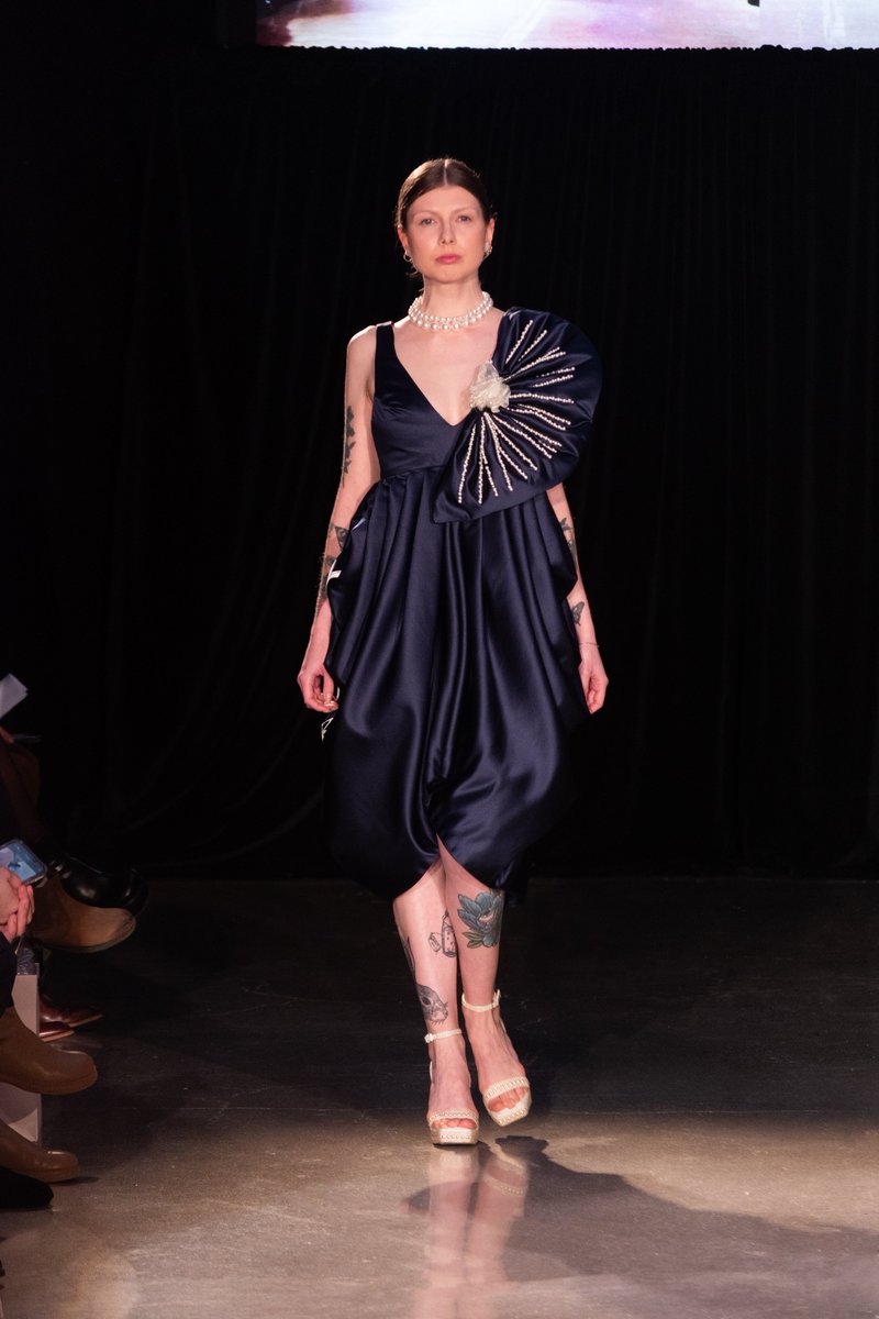 SenecaFashion's tweet photo. 🎉Congrats to Vanshika Gulati, Fashion Arts grad, for the ‘Innovation’ award at Redefining Design 2024! Check out Vanshika's captivating collection below. Special thanks to all contributors! #FashionForward #fashionstyle https://t.co/W0x5eikuL3