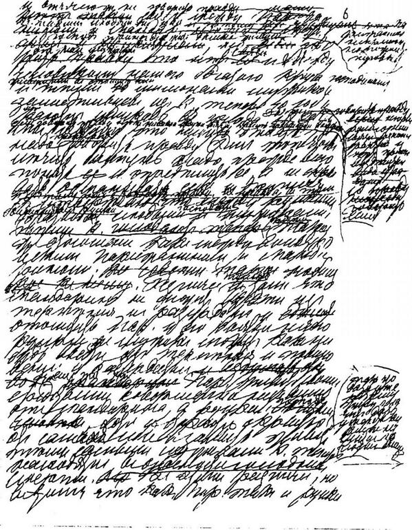 15. War and Peace handwritten by Leo Tolstoy