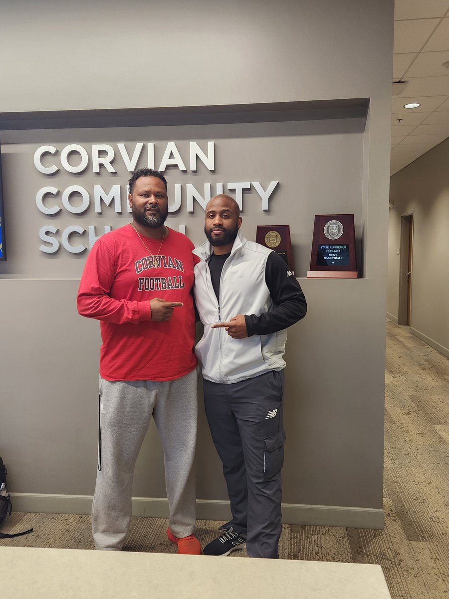Appreciate @_CoachFrost of @BryantUFootball for stopping in to recruit. Always great when a coach says he is going to push for the offers & I have some GREAT kids because my boys really are. Keep grinding. Control the Controllables #CorvianCardinals #BeDifferent #HoldTheRope