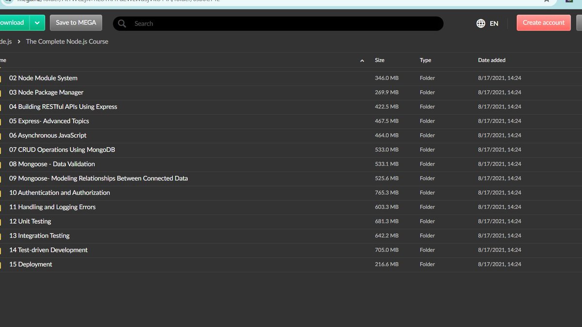 Node.js (Goldmine Resource 🗃️)  Save your $1000 📷) 

Just Free Of Cost!! 

It consists of -
- Basic Of Node.js
 - Deployment and Much More...

Simply:-
1. Follow (So that I can DM) 
2. Like and Repost
 3. Comment "node" to receive the link.