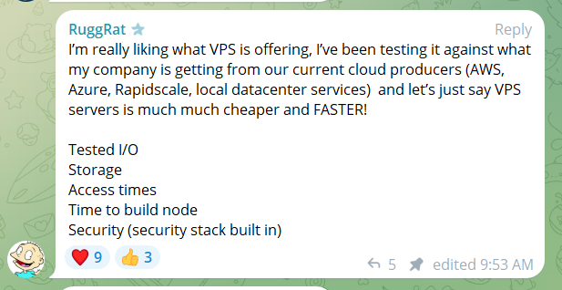Could we ask for a better compliment?
t.me/c/2077460802/1…

Check out the #VPS Beta Release at cloud-beta.vpsai.io and let us know your thoughts!

#DEPIN #GPU #CloudComputing #MVP #AI $VPS