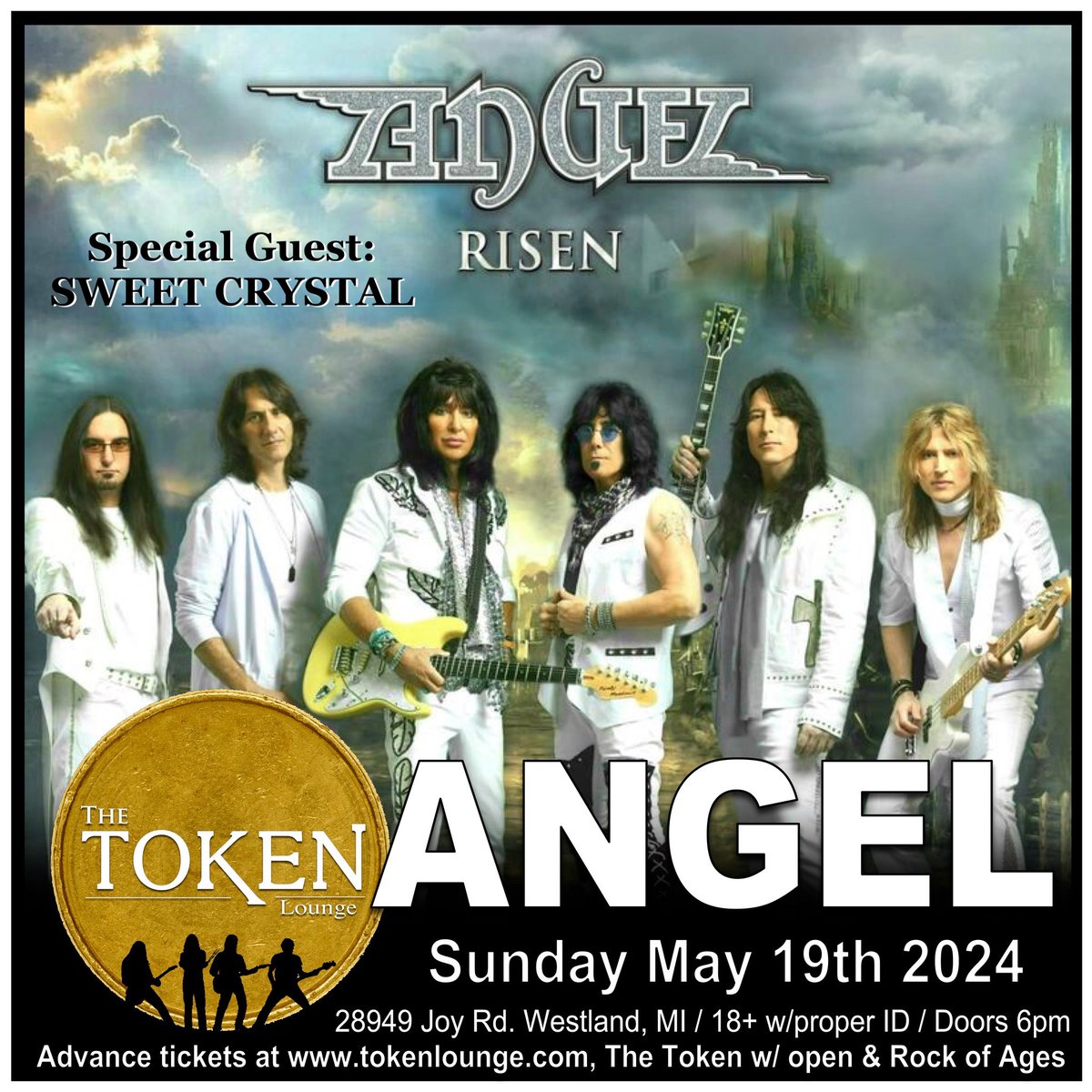 This just in! Sweet Crystal has been asked to open for this show (direct support). Angel and Sweet Crystal on one stage? Sounds like musical heaven on earth to us! This Sunday Sweeties at The Token Lounge in Westland. tinyurl.com/u8tvsvuc