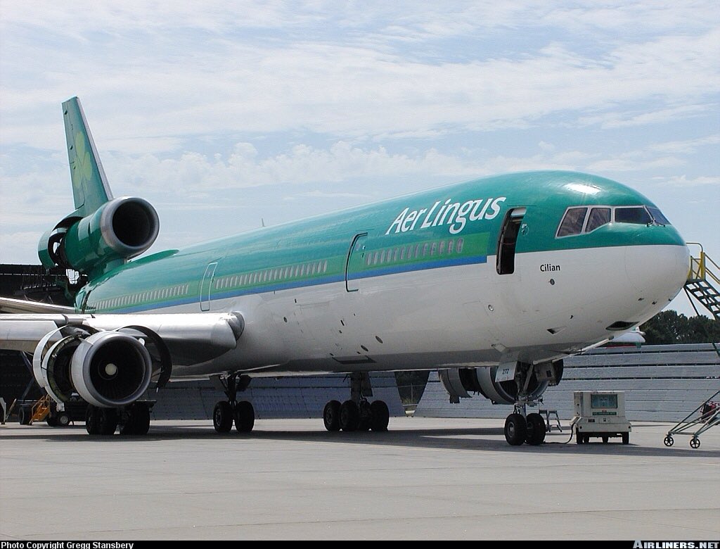 An Aer Lingus MD-11 seen here in this photo at Atlanta Airport in May 2001 #avgeeks 📷- Gregg Stansbery