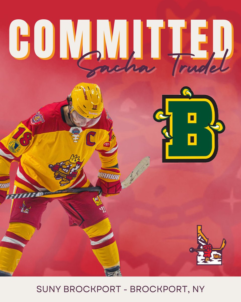 Congratulations to Sacha Trudel on his commitment to SUNY Brockport! 👑 Read more about Sacha on IG and FB.