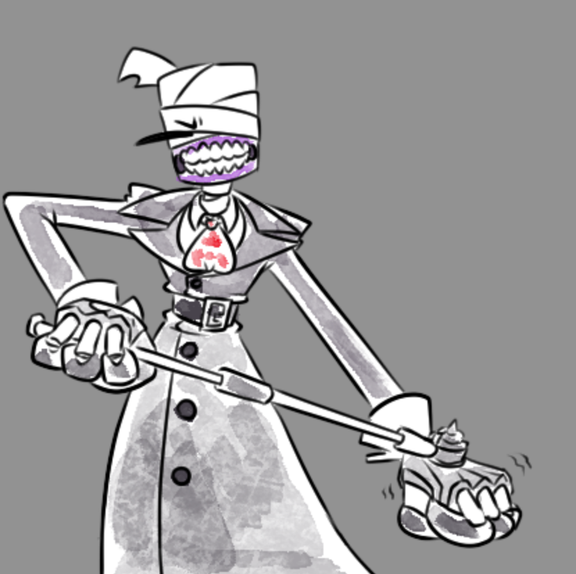 Mence is the lousy investigator (former scientist) who made Shamble