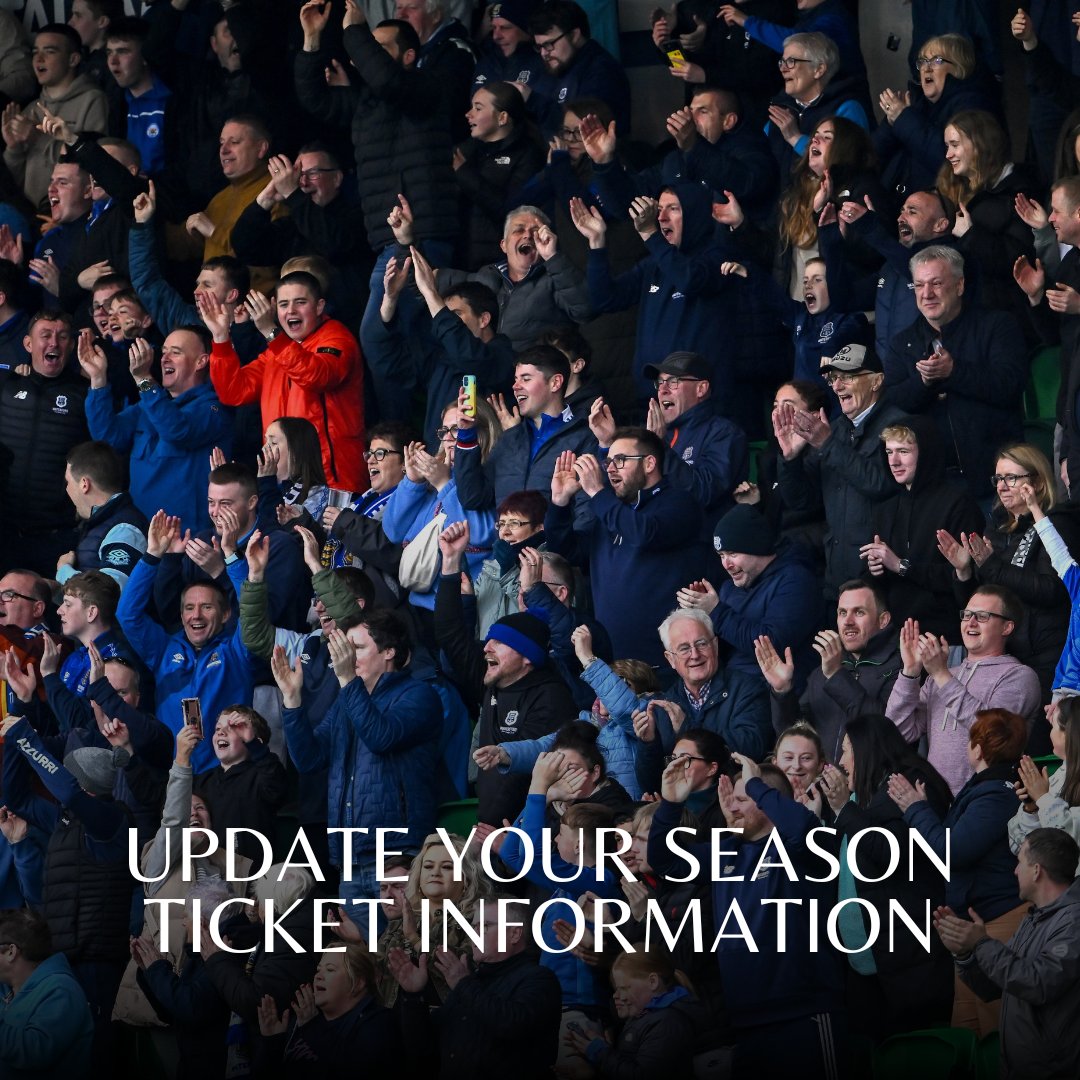 Update your Season Ticket Details Below ⤵ The form below is for season ticket holders to update their information on our ticketing system, which will help season ticket holders when renewing their season tickets next season. 🔗 forms.office.com/e/cnLWn17YZm?o… #WaterfordFC