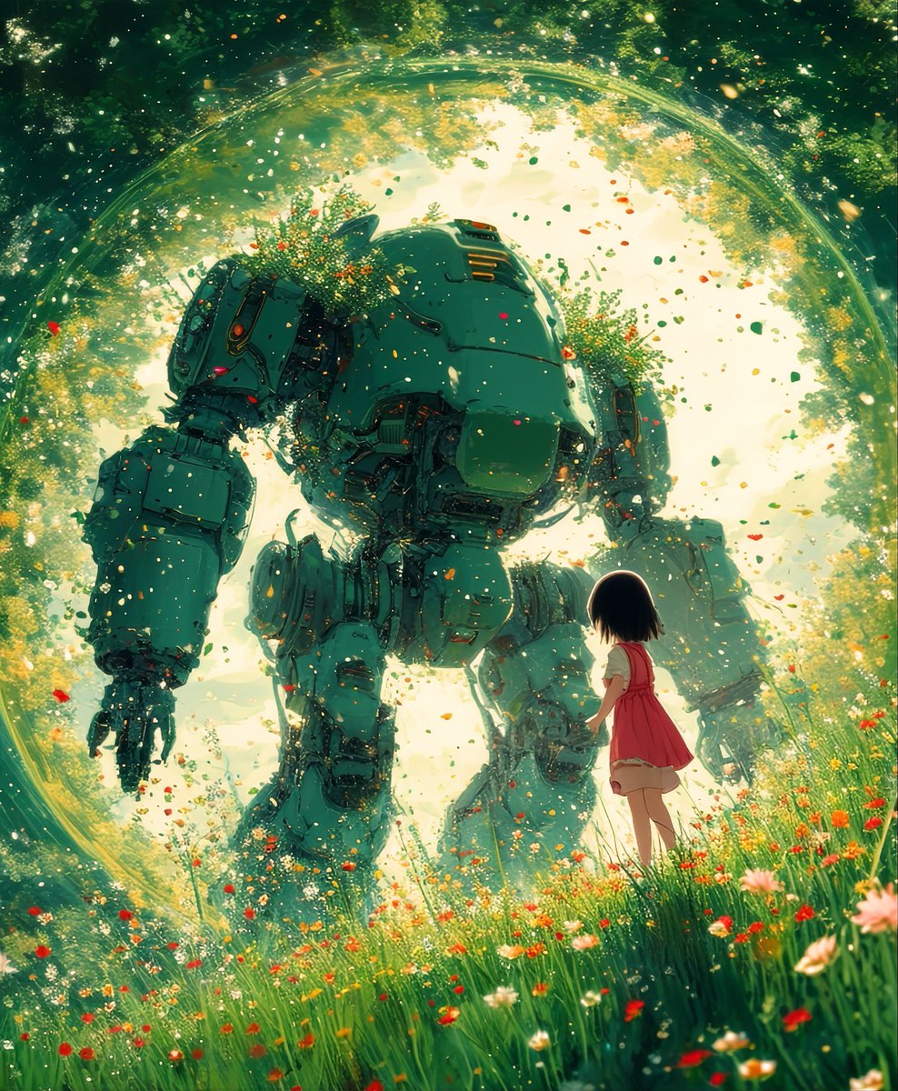 The Little Girl and Her Robot
#aiDigitalArt | #SciFi | #Fantasy