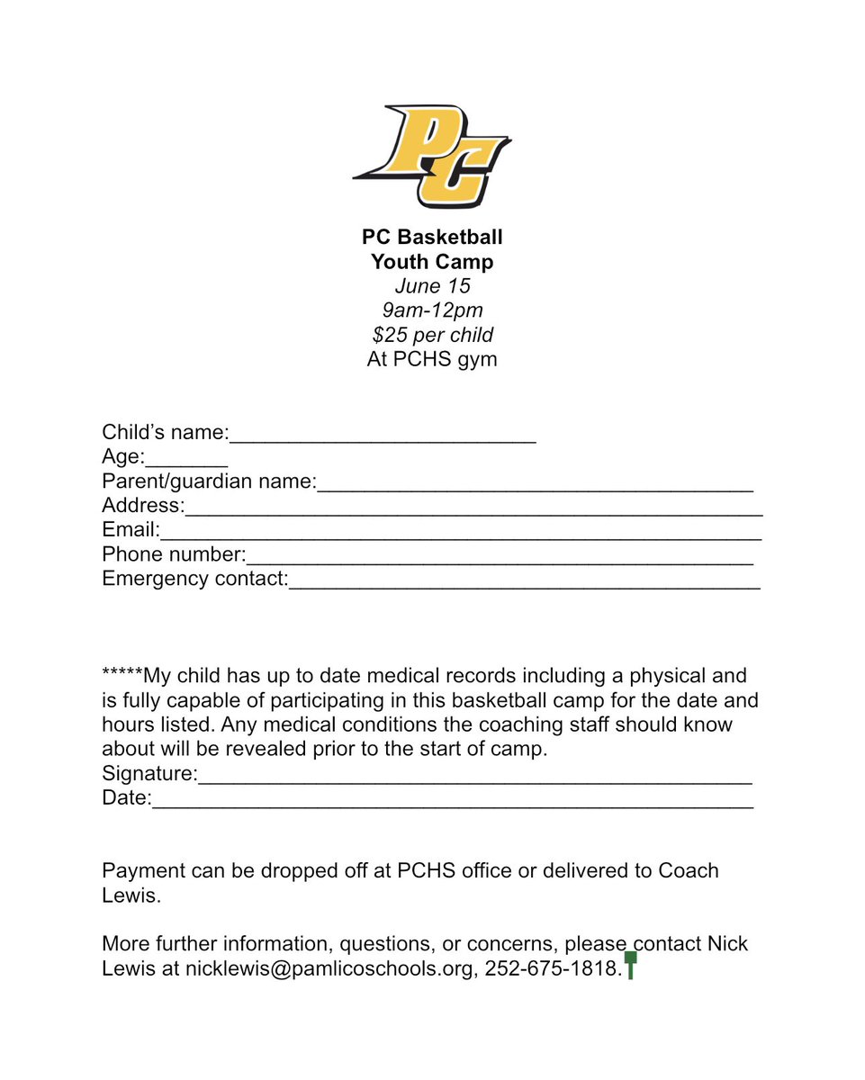 Pamlico Basketball (@pccaneshoops) on Twitter photo 