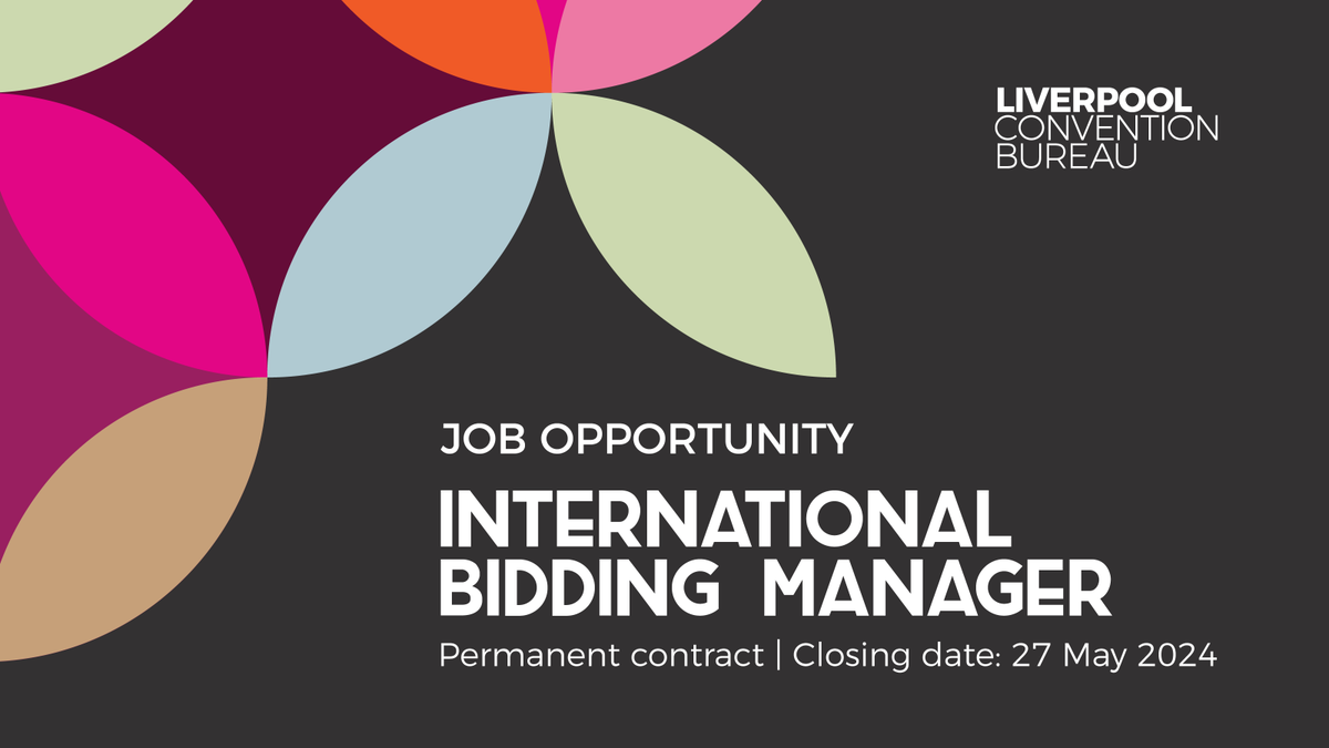 #JOBS | International Bidding Manager @MeetLiverpool Lead the charge in bringing global conferences to #LiverpoolCityRegion. Apply now and be part of our region's award-winning team! 💷£38K – £43K 📅 Apply by 27 May Find out more and apply today➡️ lccjobs.liverpool.gov.uk/details.aspx?n…