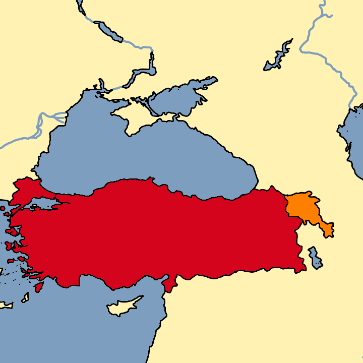 Está es la diseminación de la población armenia antes de 1915 (1er mapa) y como es en la actualidad (2do mapa)
