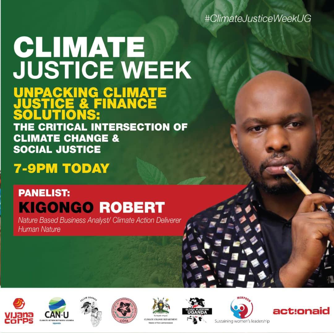 4️⃣ @deuce_mercy: Head of Programs and Fundraising at @actionaiduganda, human rights lawyer, and climate activist.

5️⃣ Kigongo Robert [@kigongokr7]: Nature Based Business Analyst/Climate Action Deliverer at Human Nature. 
#ClimateJusticeWeekUG #FixtheFinance #FundOurFuture