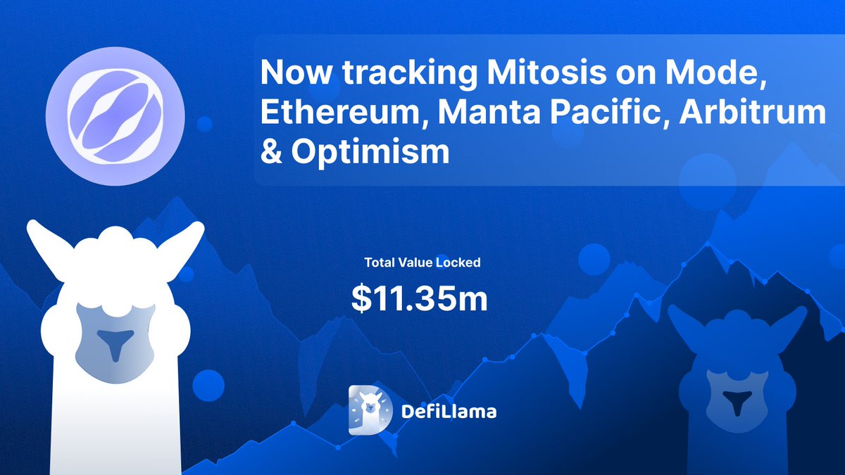 Now tracking @MitosisOrg on @modenetwork , @ethereum , @arbitrum , @Optimism & @MantaNetwork Pacific Ecosystem-Owned Liquidity with an L1 Chain that helps LPs make informed multi-chain yield decisions and allows protocols to establish stable liquidity