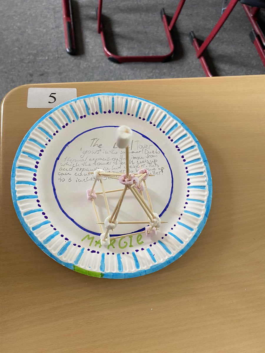 Final lessons with 2N1 and 1M1 French today saw pupils taking on the Eiffel Tower challenge! Here are some of their amazing creations 🇫🇷🌟