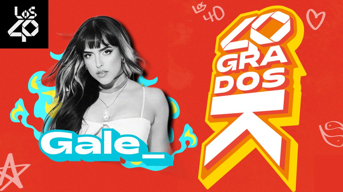 Los40's tweet photo. ¡HOY las redes van a 🔥 con @gale_oficial!
La artista está EN DIRECTO en #40GradosK con @KarinHerrero 🧨

¡Conéctate al directo aquí! https://t.co/hafiHTvnmy https://t.co/FhrJ8vprT2