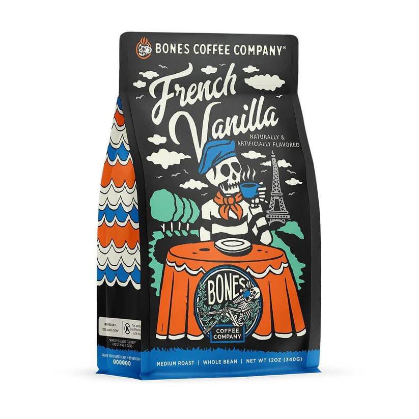 New Item!!!

Bones Coffee Company French Vanilla Ground

Available at Man Cave And Apparel

Order online at:  mancaveandapparel.com/products/frenc…

#mancaveandapparel
#smallbusinessbigdreams
#smallbusinesssupportingsmallbusiness
#visitwv
#smallbiz
#shoplocal
#ShopSmall