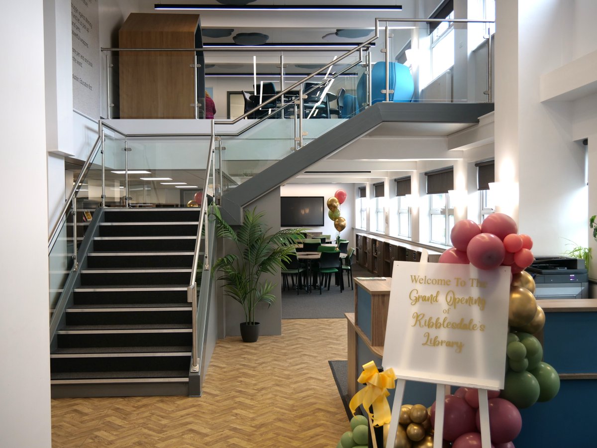Ribblesdale School (@ribbweb) on Twitter photo Today we marked the official re-opening of our secondary phase library. To celebrate we had friend of the school and widely acclaimed poet <a href="/TonyWalsh/">Tony Walsh</a> to cut the ribbon and open the doors to our fabulous pupils.
To learn more, visit bit.ly/4asH0la Today we marked the official re-opening of our secondary phase library. To celebrate we had friend of the school and widely acclaimed poet <a href="/TonyWalsh/">Tony Walsh</a> to cut the ribbon and open the doors to our fabulous pupils.
To learn more, visit bit.ly/4asH0la