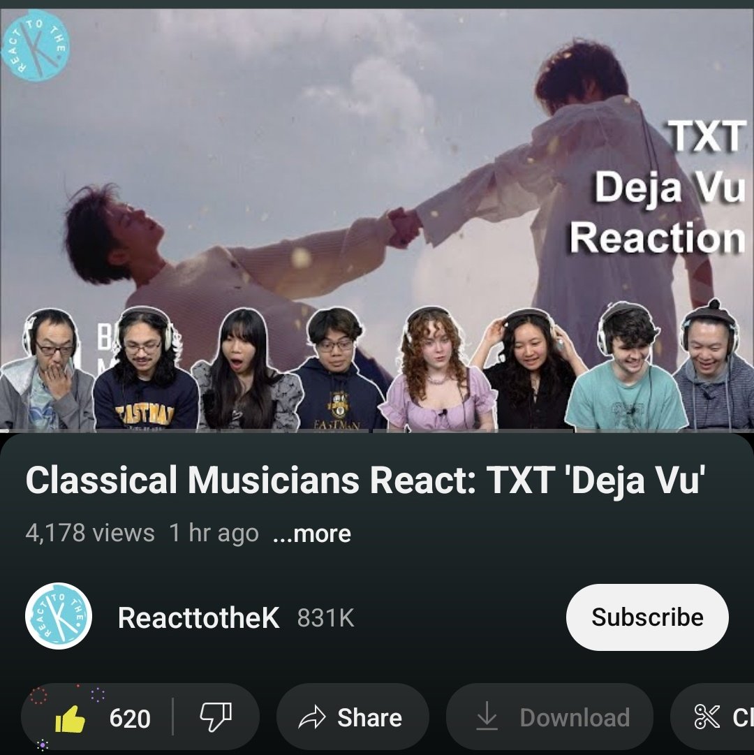moass‼️ this yt channel posted a reaction video to dejavu mv please like and engage with the video they get good interactions!! 🖇️youtu.be/4CsV-N-U13Y?si…