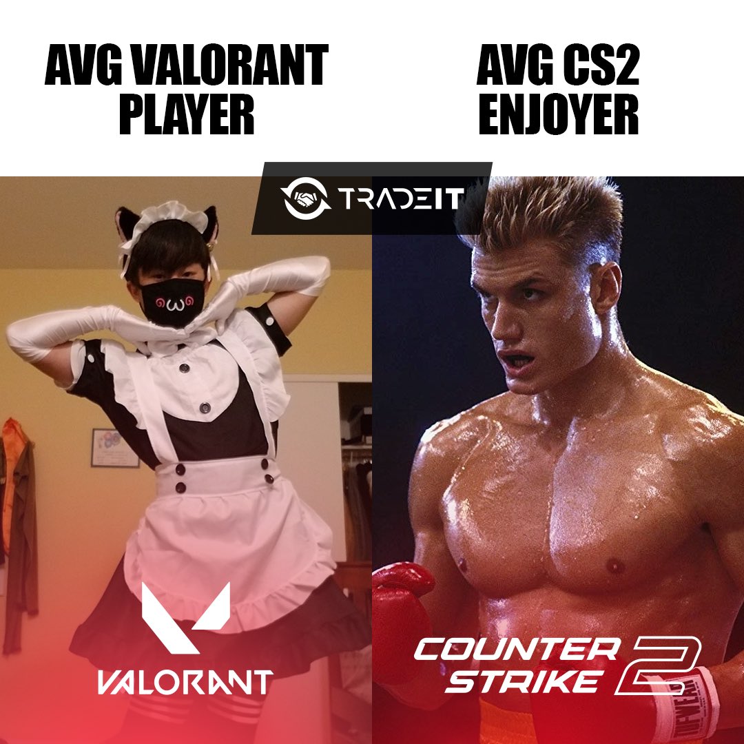 Most athletic Valorant player vs Least athletic CS2 player