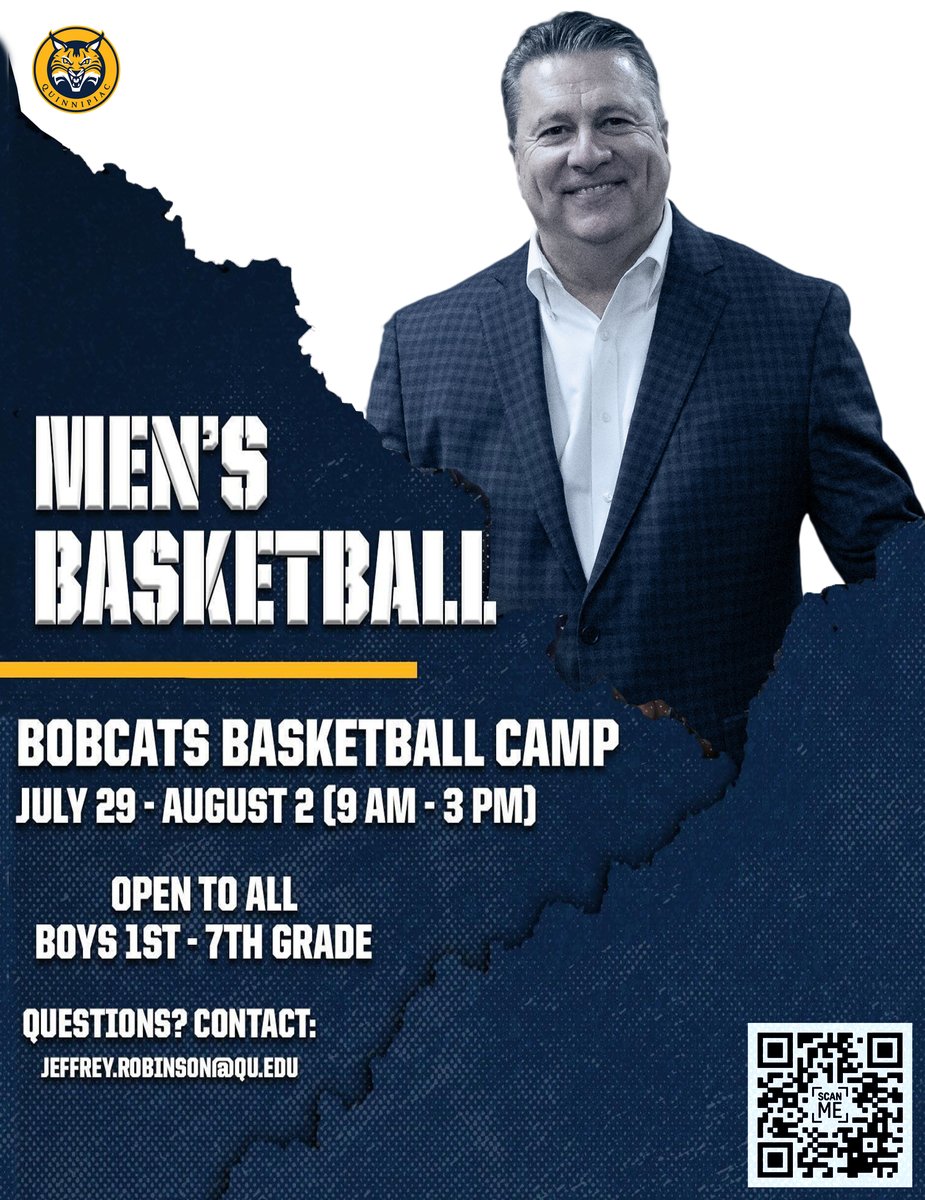 Reminder... there's still time to sign up for our summer camp!

🗓️ July 29 - August 2
📍 Hamden, CT

Register Now → bit.ly/3xjm4Pz

#BobcatNation x #MAACHoops