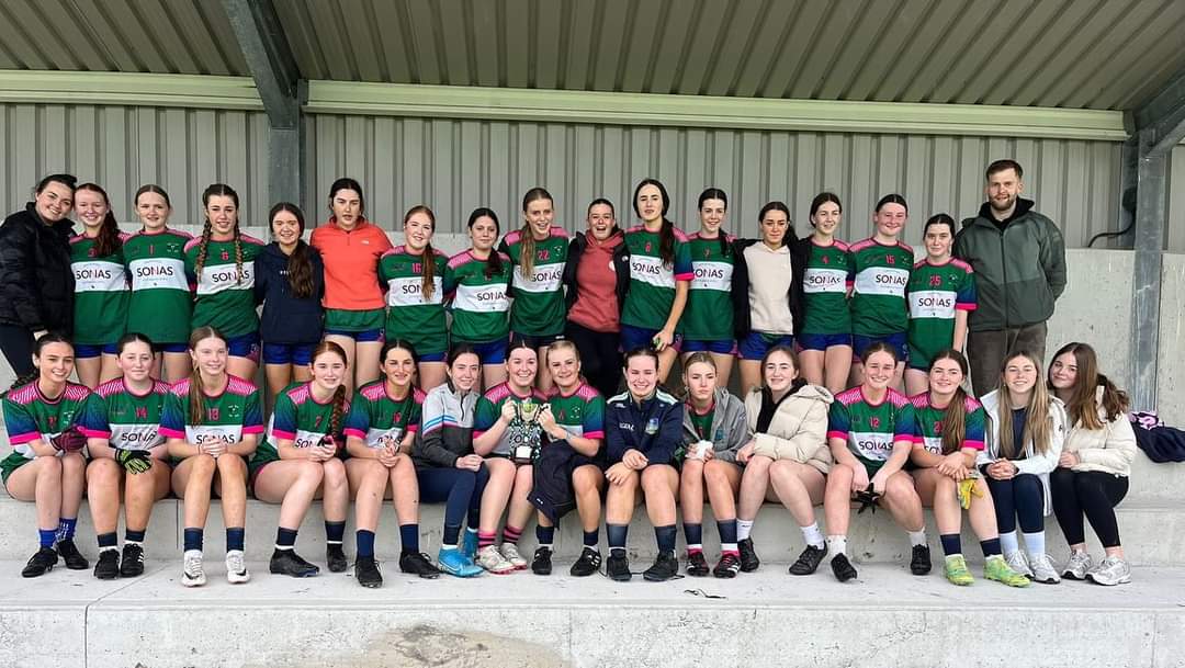 COUNTY A CHAMPIONS 🏆 Congratulations to SMI Junior Ladies Football Team especially our Monagea players who had a fantastic win over Colaiste Ide agus Iosaef today in Rathkeale. Final score: SMI 4-10 Colaiste Ide agus Iosaef 1-03