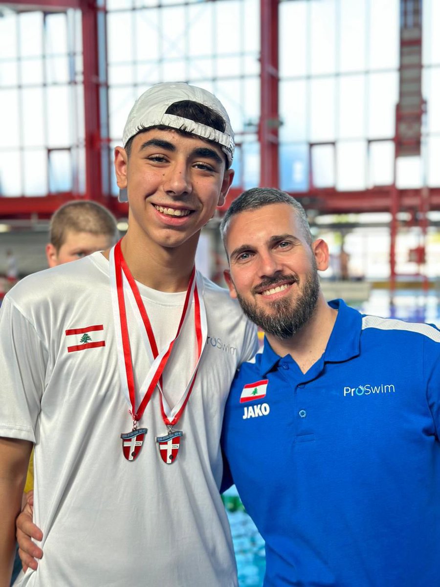 Always proud #Shadi_Markiz #Vienna_International_Swim_Meet #Silver_and_Bronze_medals 🇱🇧🇱🇧<a href="/Hhhsinfo/">Houssam Hariri HS</a> <a href="/ea_rania/">Rania El Abbassi</a>