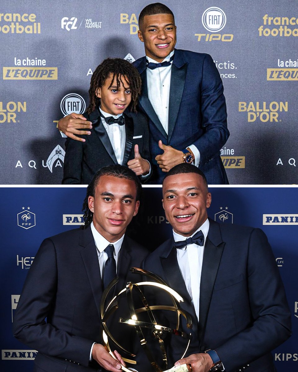 From playgrounds to podiums, the journey of Mbappé brothers ❤️🏆