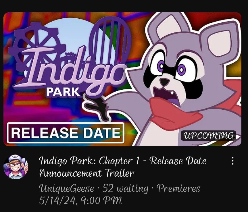 Oh let's goooooo!! 🗣📢
We'll be there!! 🫡🫰🏽💝
#IndigoPark #IndieGame