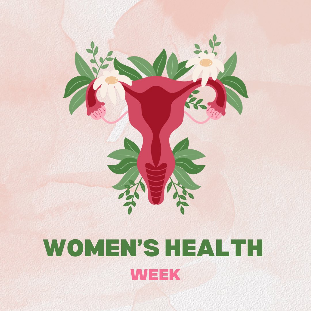 It’s women’s Health Week. Take this time to schedule routine exams, find a primary care provider, or develop a wellness plan/routine.  #WomensHealth #healthawareness
