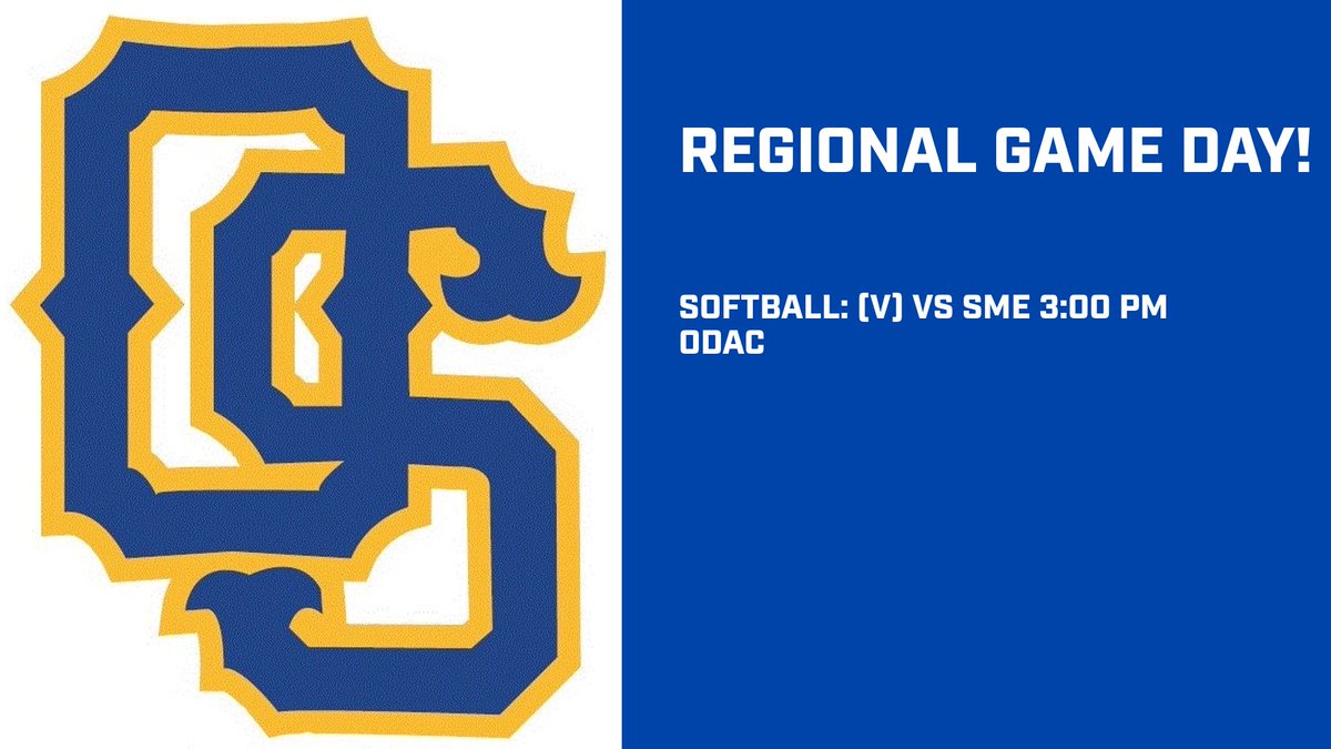 Good luck to our Lady Falcon Softball Team. They will play their first game at Regionals at ODAC against SME (3:00 pm). Come out and support!