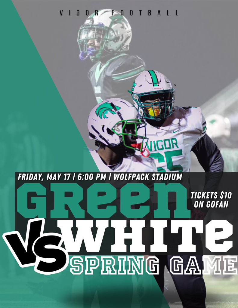 Green &amp; White Game ! 
 Time: 6:00 PM
📍Wolfpack Stadium