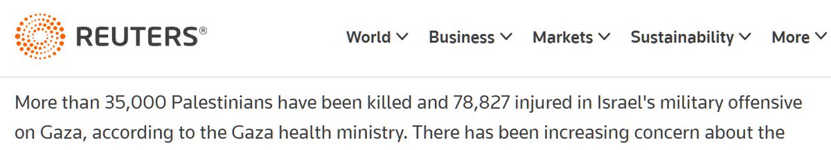 Fun thing I've noticed: now that Hamas has made clear it put at least 10,000 casualties on the list whose inclusion cannot be defended, news orgs still cite the full original number of fatalities but have stopped noting that the health ministry is controlled by Hamas.