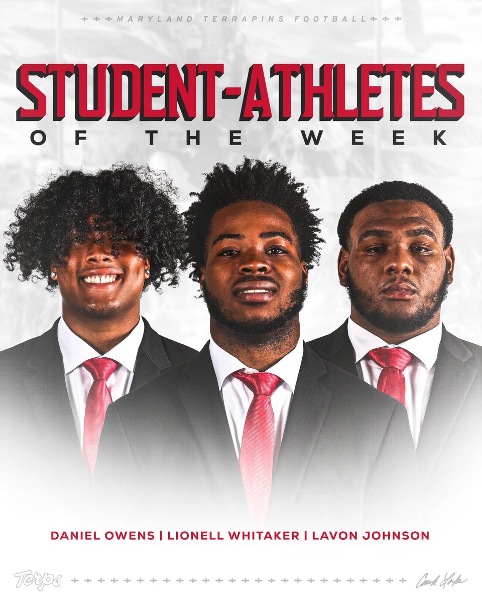 Congrats to our Student-Athletes of the Week! @DO__x11, @LionellWhitaker, @lavonjohnson90