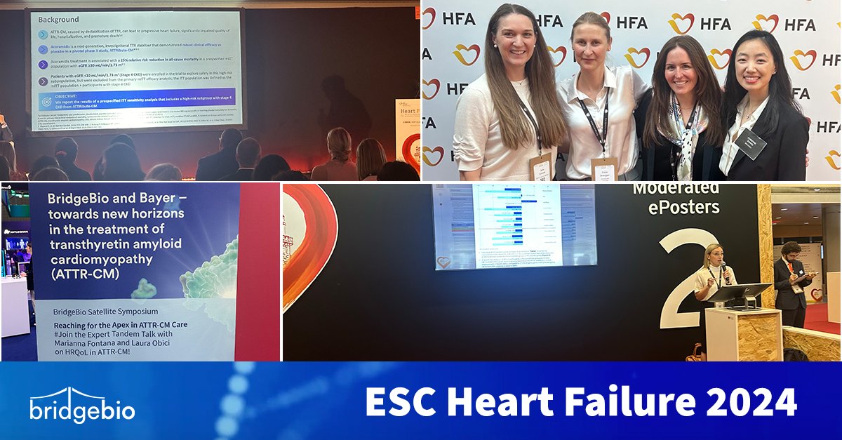 Such an amazing chance to catch up with leaders in cardiology and learn about innovative developments for patients with heart conditions like ATTR-CM at this year’s @ESCardio Heart Failure!