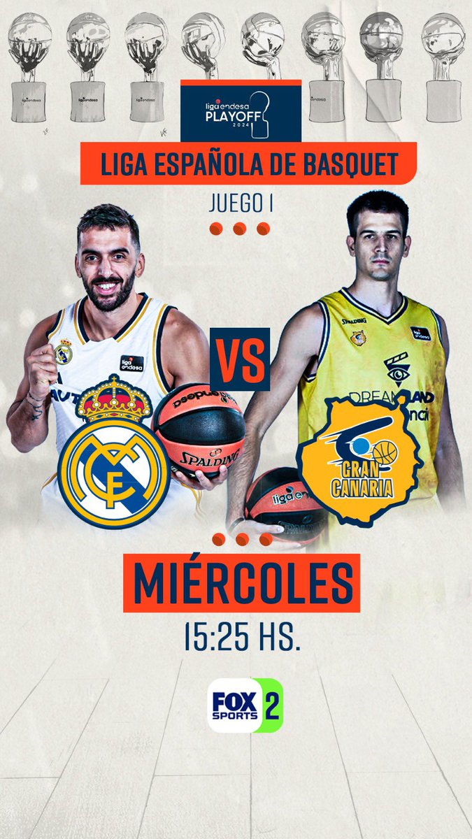 Presencia Argentina 🇦🇷🏀 en los playoffs de la #LigaEndesaxFoxSports

Por los cuartos de final el Real Madrid con Facu Campazzo vs Gran Canaria de Nico Brussino.

Sin Deck (lesión)pero con 2 referentes de nuestra selección,promesa de partidazo en la @ACBCOM 

📅 Miércoles 15:25hs