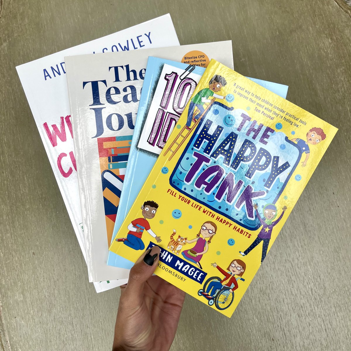 WIN A BUNDLE OF WELLBEING BOOKS 📚 

This #MentalHealthAwarenessWeek we're giving away a bundle of Bloomsbury Education wellbeing books!

To enter simply follow us + like and retweet this tweet by 20.05.2023. UK & IRL only. #EduTwt

View T&Cs: bit.ly/3UWm4OO