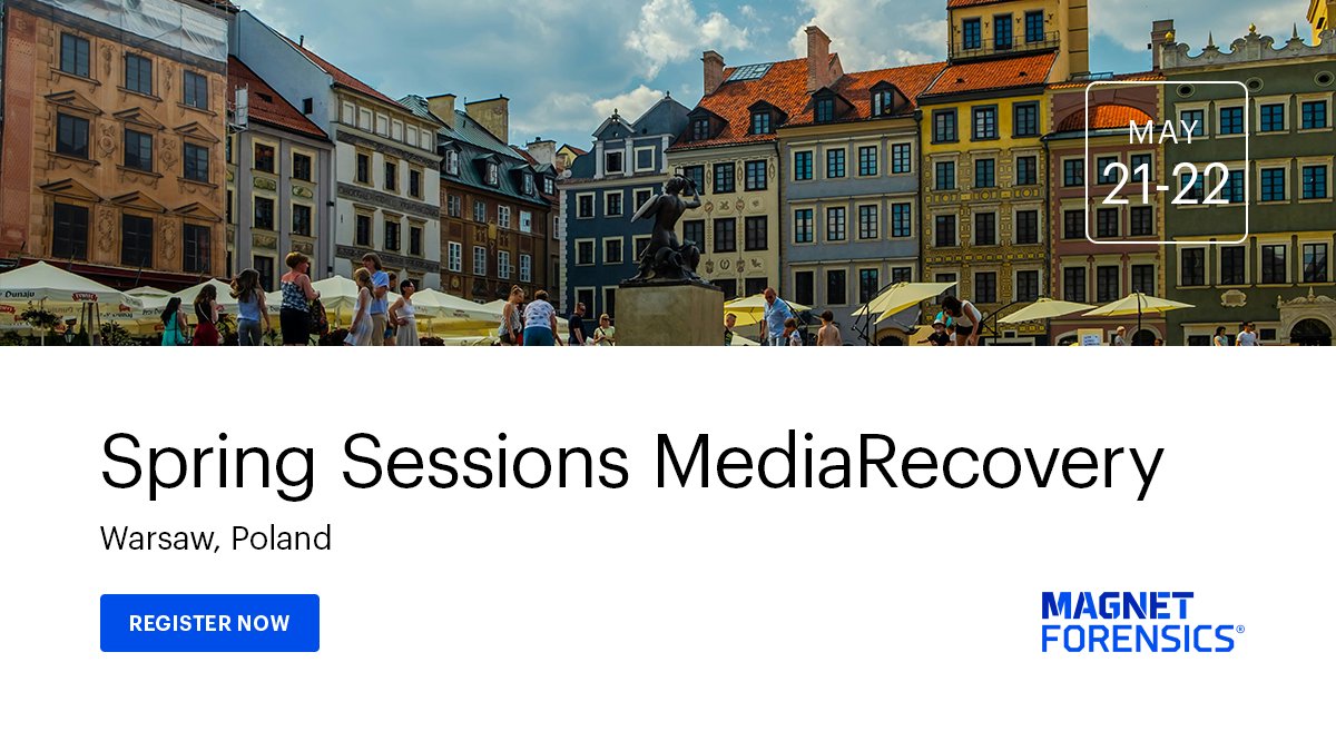 We're looking forward to joining our partner Mediarecovery for their Spring Sessions event in Warsaw on May 21-22! There's still time to save your spot, so register here today: wiosenne.mediarecovery.pl