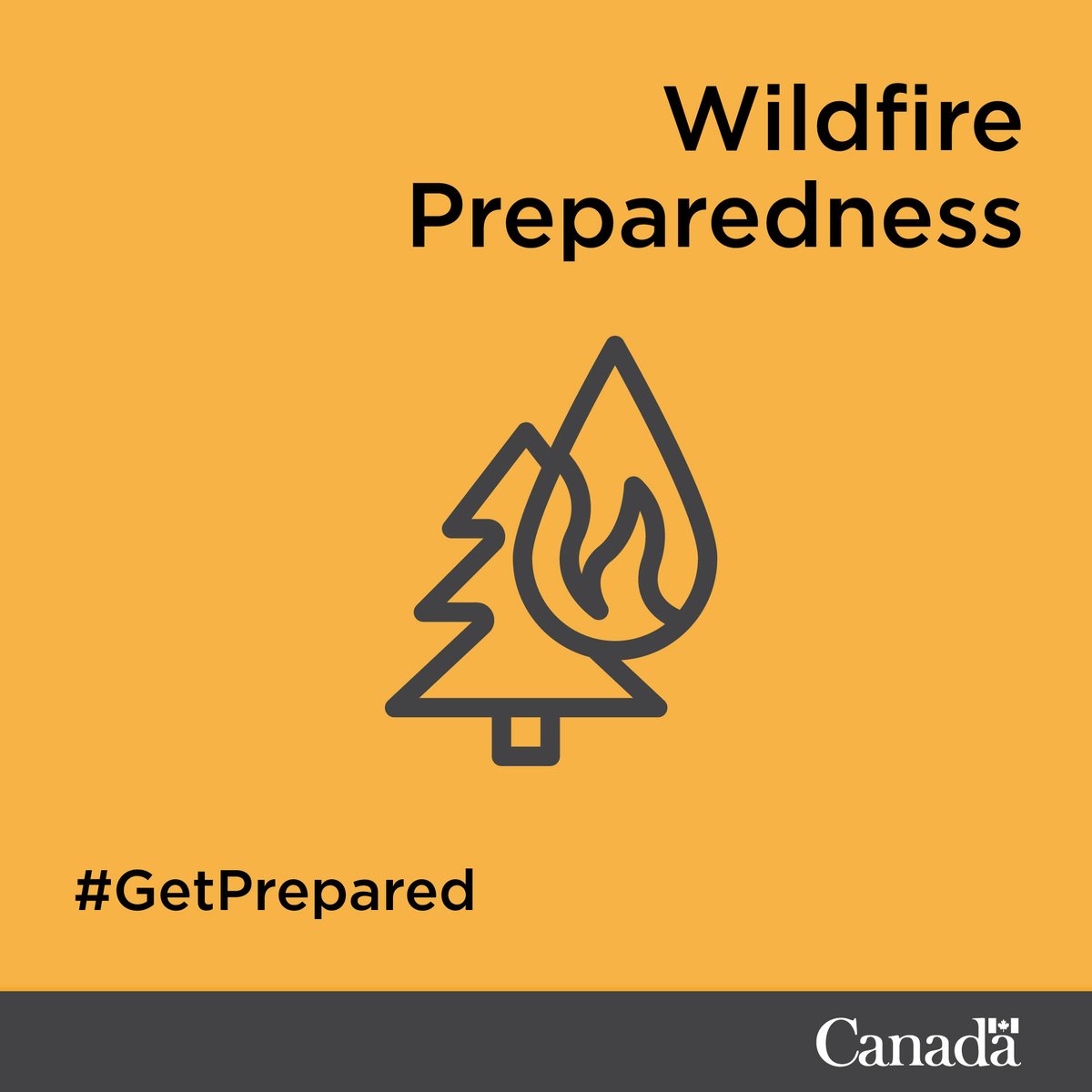 If a #wildfire is approaching your region: •Keep doors and windows shut •Remove flammable drapes •Stay away from outside walls and windows •Be ready to evacuate if ordered to and have your emergency kit and plan ready More: getprepared.gc.ca/cnt/hzd/wldfrs…