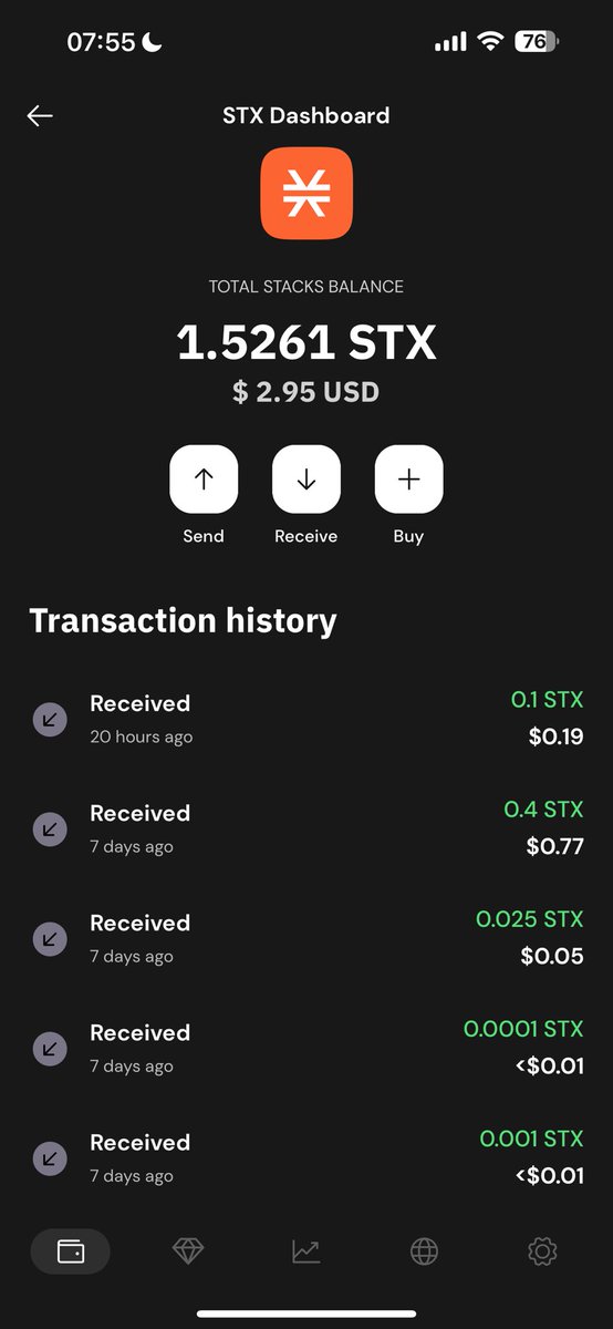 🚀 Fun Fact: These $STX transactions at @XverseApp were initiated from a @Ryder_ID! 🔍 @MarvinJanssen and I have been busy with plenty of testing and demoing using @Stacks. 🤔 What chain should we do next?