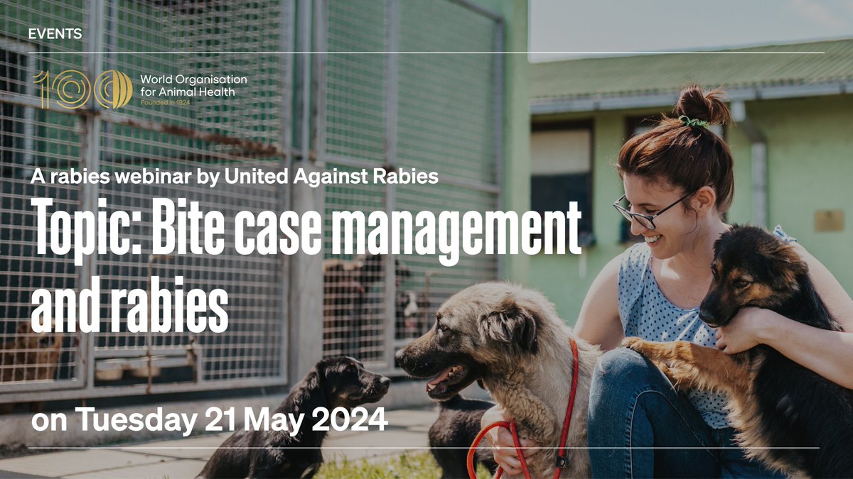 In their latest webinar, @UARForum gets talking about bite case management and rabies. Sign up here: fao.zoom.us/webinar/regist…