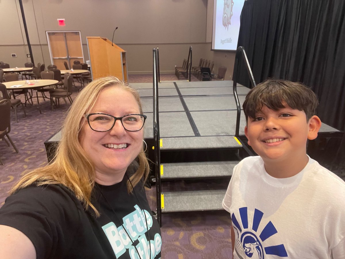 Once a @BurtonHillFWISD Buffalo, ALWAYS a Buffalo! Love seeing our students who have continued doing Battle of the Books in middle school! #FWISDBoB @FWISDLibrary