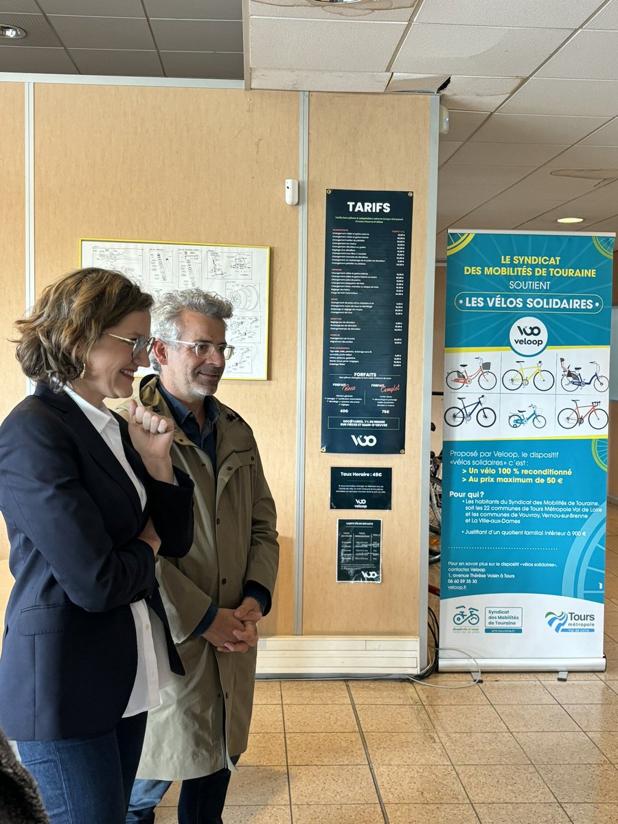 La filière du vélo contribue totalement à l’économie européenne. L’entreprise VELOOP agit à son échelle à @villedetours pour reconditionner les vélos destinés à la casse. 

#EconomieCirculaire 
#electionseuropeennes2024
