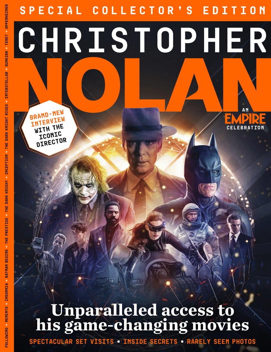 He’s twisted time, reinvented Batman, and conquered the box office multiple times over.

Introducing Christopher Nolan: An Empire Celebration – a special collector's edition exploring every film made by the legendary director. On sale 23 May.

READ MORE: empireonline.com/movies/news/ch…