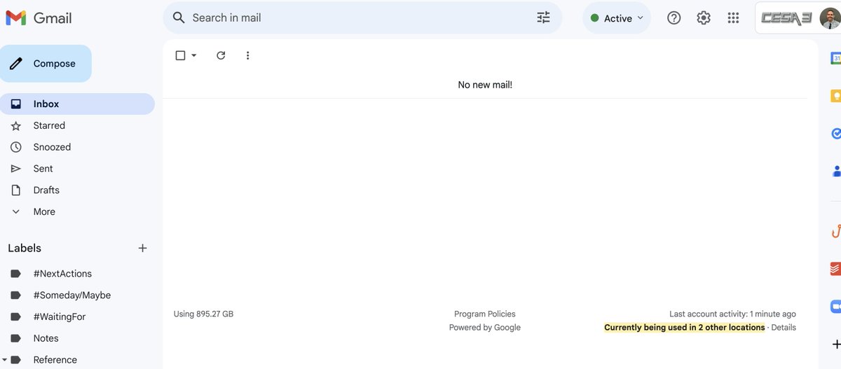 I don't get to #inboxzero as a goal.

Rather, it's an outcome of having other containers in which to put my ideas, tasks, and projects. 

A trusted system allows me to move out of the (perceived) urgency of the inbox and engage in what I deem as important. #gtd