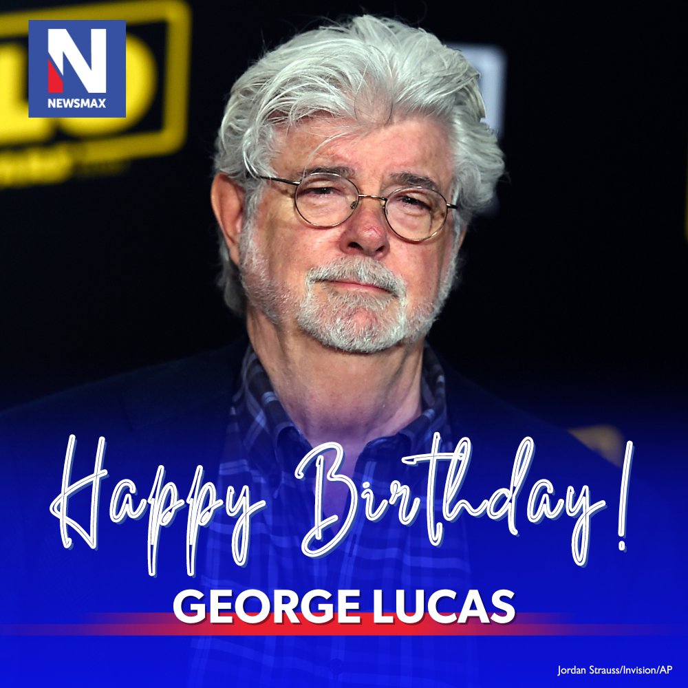 HAPPY BIRTHDAY to filmmaker George Lucas, who turns 80 today.