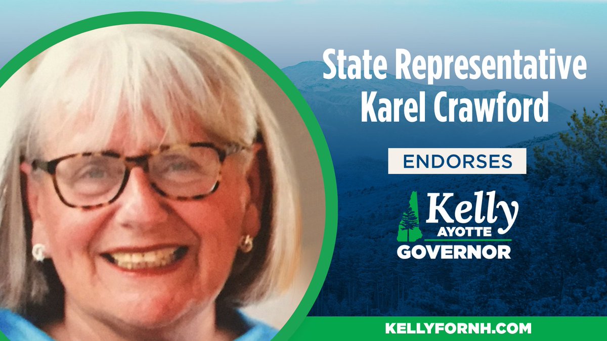 🚨 New Endorsement 🚨

Proud to have Rep. Karel Crawford on our team! #nhpolitics #nhgov