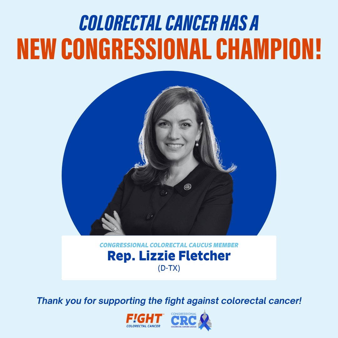 Welcome @RepFletcher to the Congressional #ColorectalCancer Caucus, a group of #RelentlessChampions representing the community in Congress. Ask your member to join. It takes less than a minute to take action! fightcolorectalcancer.org/advocacy/actio…