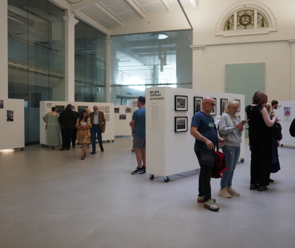 On Friday, our Illustration with Animation and Photography students launched their degree show at the Royal Liver Building. The exhibition remains open until the end of May. Admission is free. wmc.ac.uk/student-life/n…