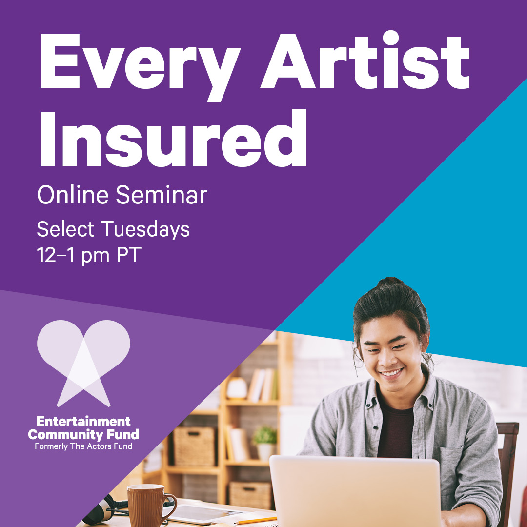 Do you need help finding affordable #HealthInsurance? Join us for Every Artist Insured: California for step-by-step guidance on what your #CoveredCalifornia options are and to find out if you’re eligible for free insurance or subsidies. RSVP: ow.ly/gycK50RheWT