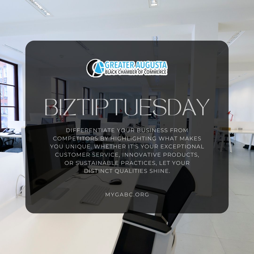 mygabc's tweet image. #SmallBiztip: ✨ Stand out from the crowd! Showcase what sets your business apart – whether it&apos;s top-notch service, cutting-edge products, or eco-friendly practices. Let your uniqueness be your biggest asset. 

#Differentiate #UniqueBusiness
#BusinessTips
